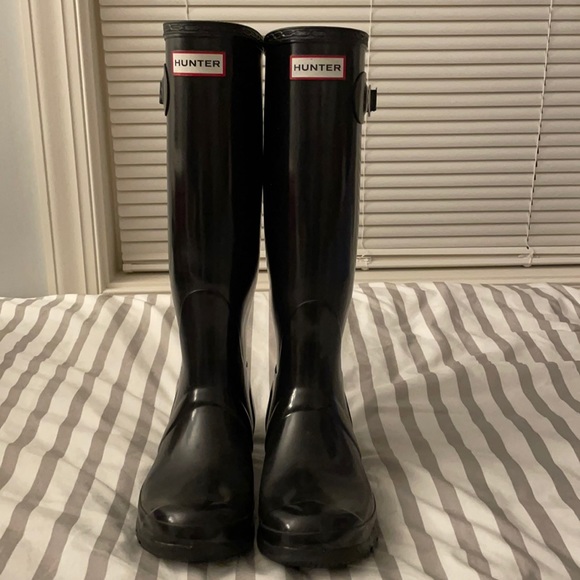 Hunter Shoes - Hunter Original Tall Rain Boots in Black